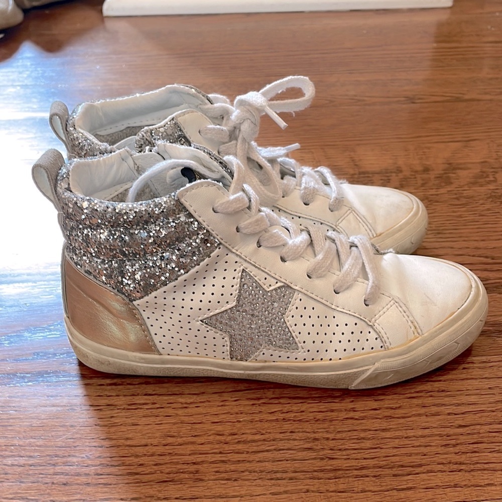 VINTAGE HAVANA KIDS Wilma Hightop Glitter star Sneaker